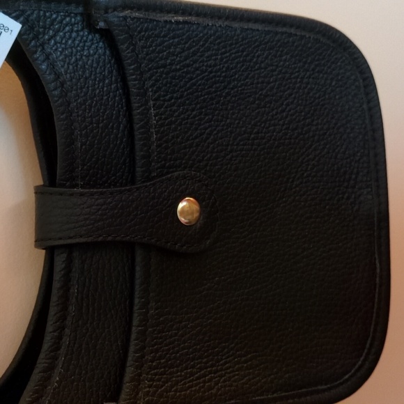 Simons pebbled leather crossbody bag - Picture 3 of 5